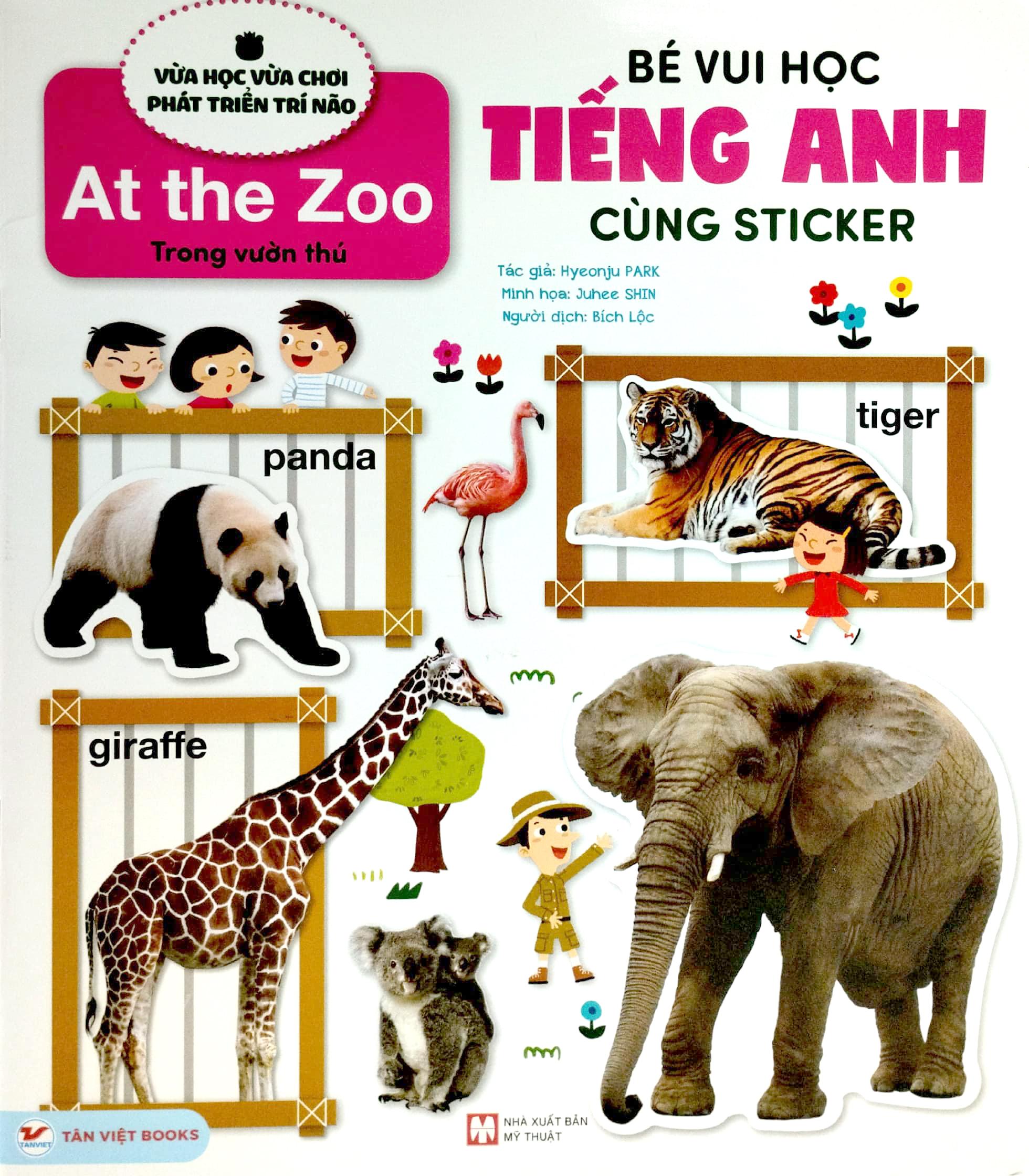 Bộ Sách Bé Vui Học Tiếng Anh Cùng Sticker (Bộ 5 Cuốn) (Tái Bản 2023)