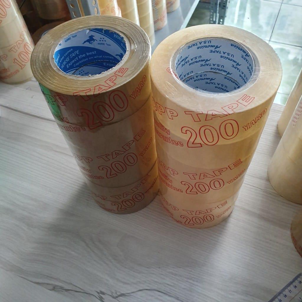 BĂNG KEO ĐỤC/TRONG 200 YARD 1 CÂY 6 CUỘN - BKT200