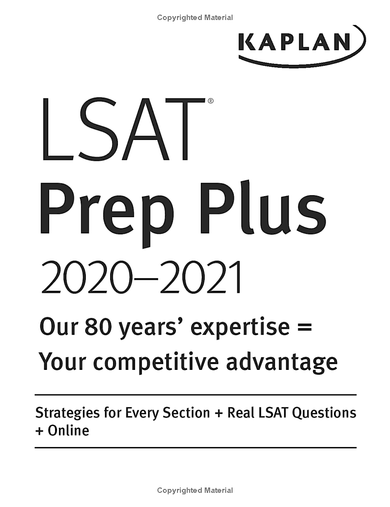 Sách ngoại văn: LSAT Prep Plus 2020-2021: Strategies For Every Section + Real LSAT Questions + Online (Kaplan Test Prep)