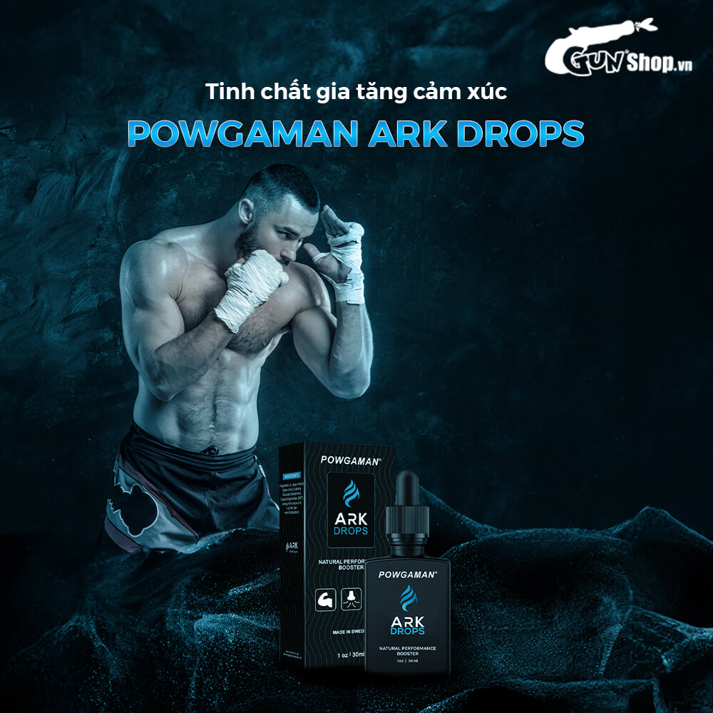 Tinh chất gia tăng cảm xúc Powgaman Ark Drops - Chai 30ml | GUNSHOP VIỆT NAM