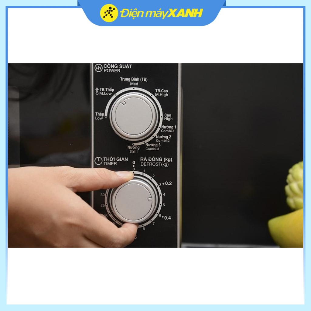Lò vi sóng có nướng Sharp R-G222VN-S 20 lít - Hàng Chính Hãng