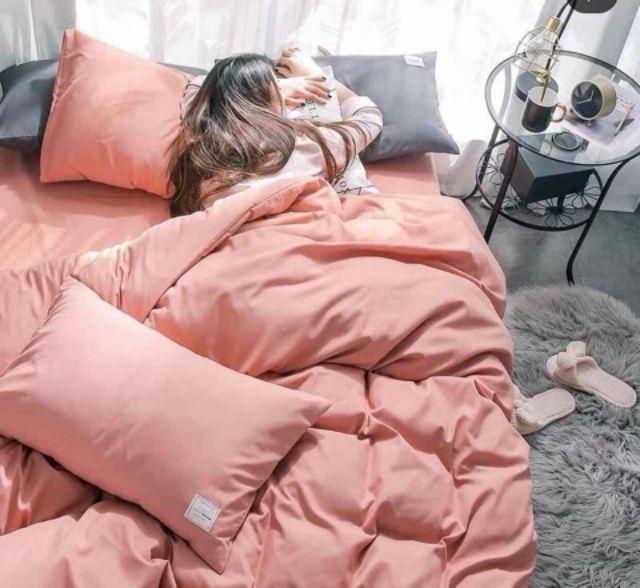 Bộ chăn ga tici cottong hàn quốc