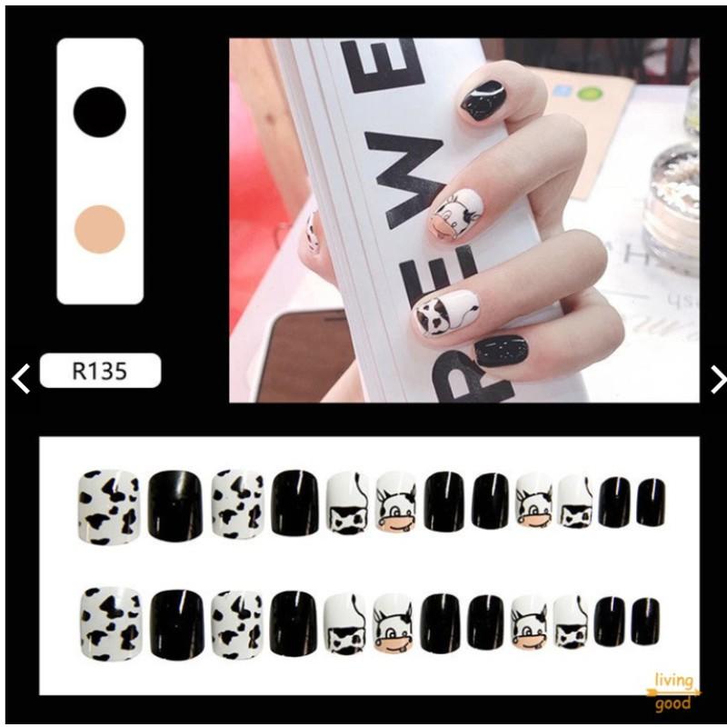 Set 24 móng tay giả Nail Box - Mã R135