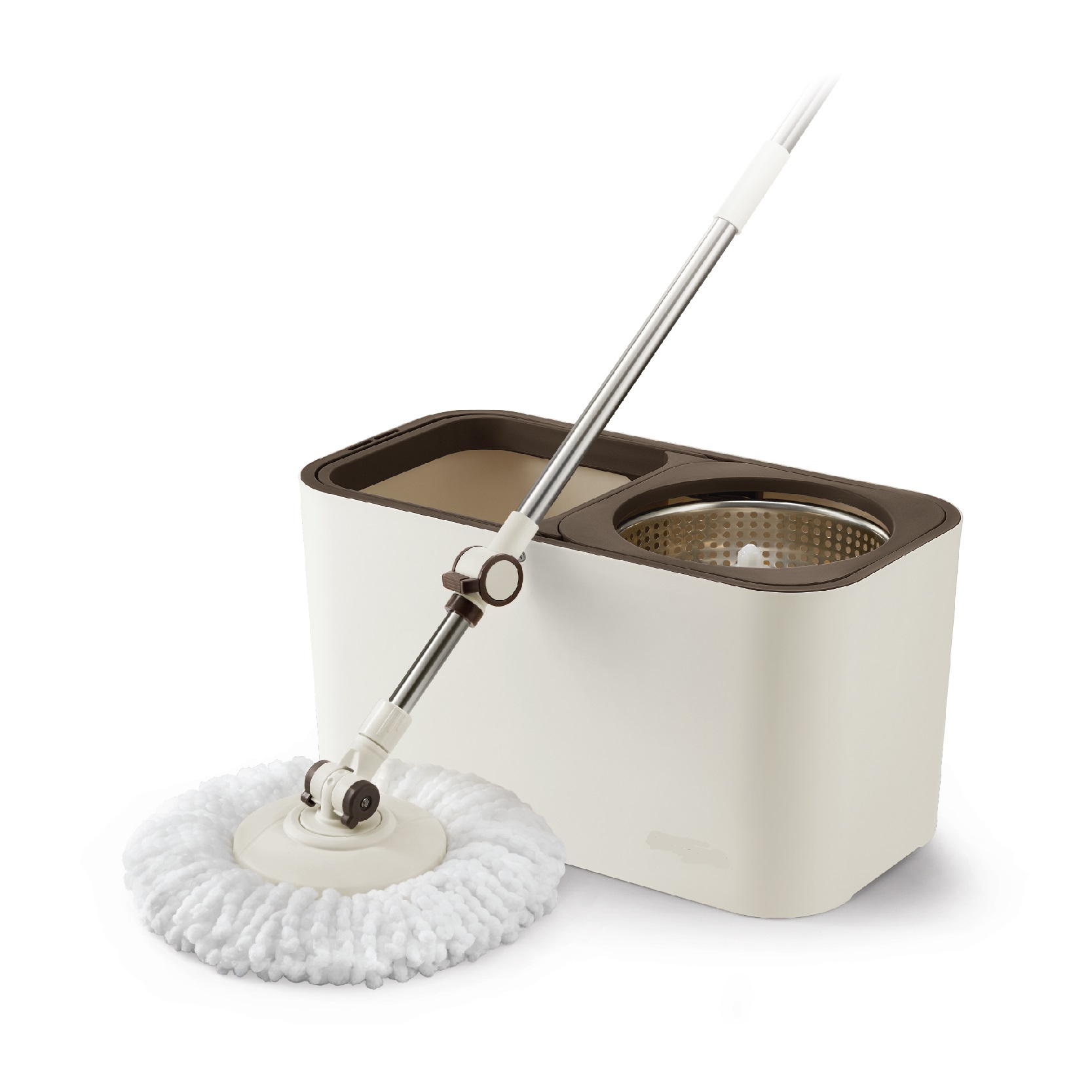 Bộ lau nhà lớn Dual Bucket Spin Mop ETM478