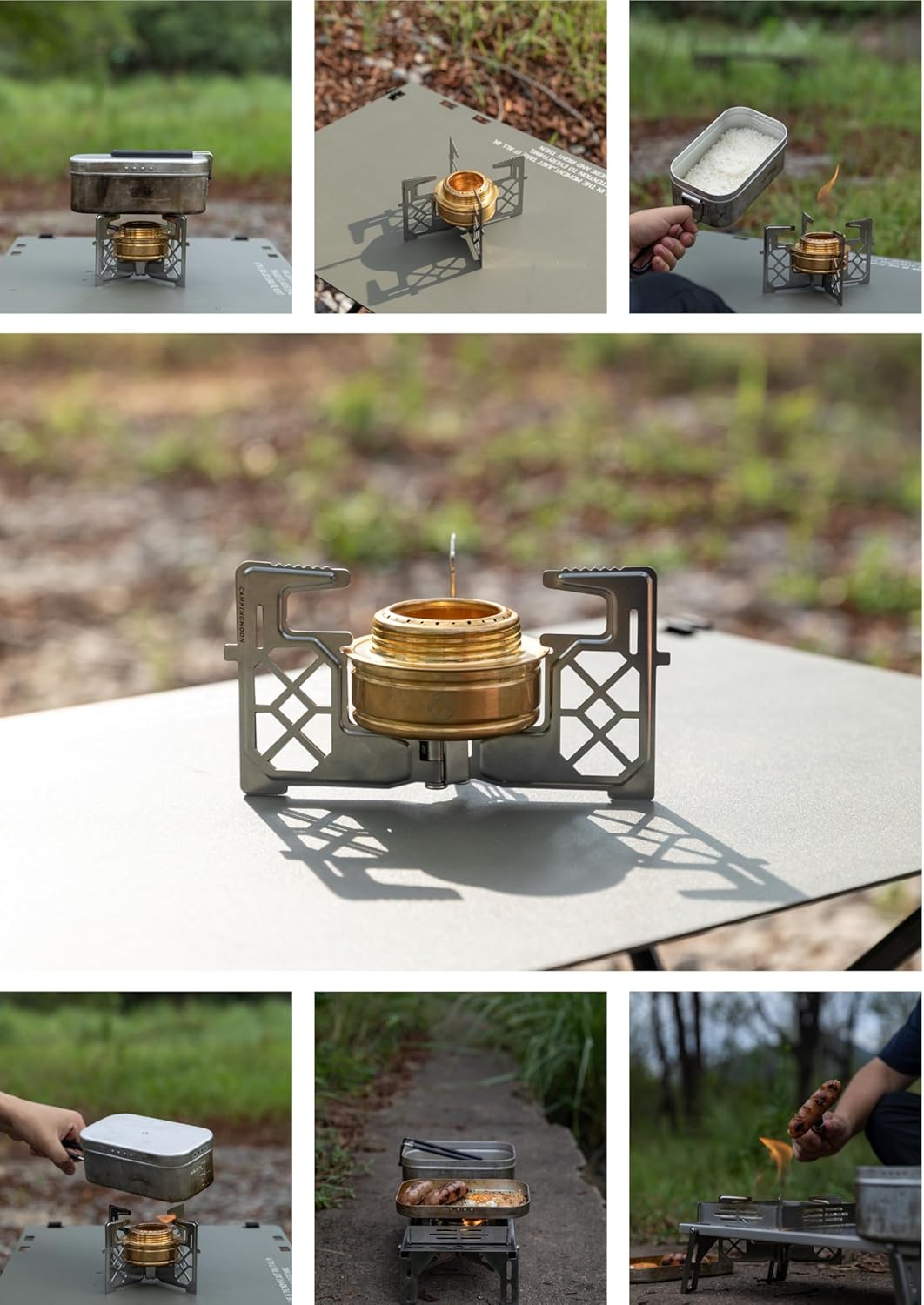 Bếp cồn dã ngoại xếp gọn Campingmoon AS-1