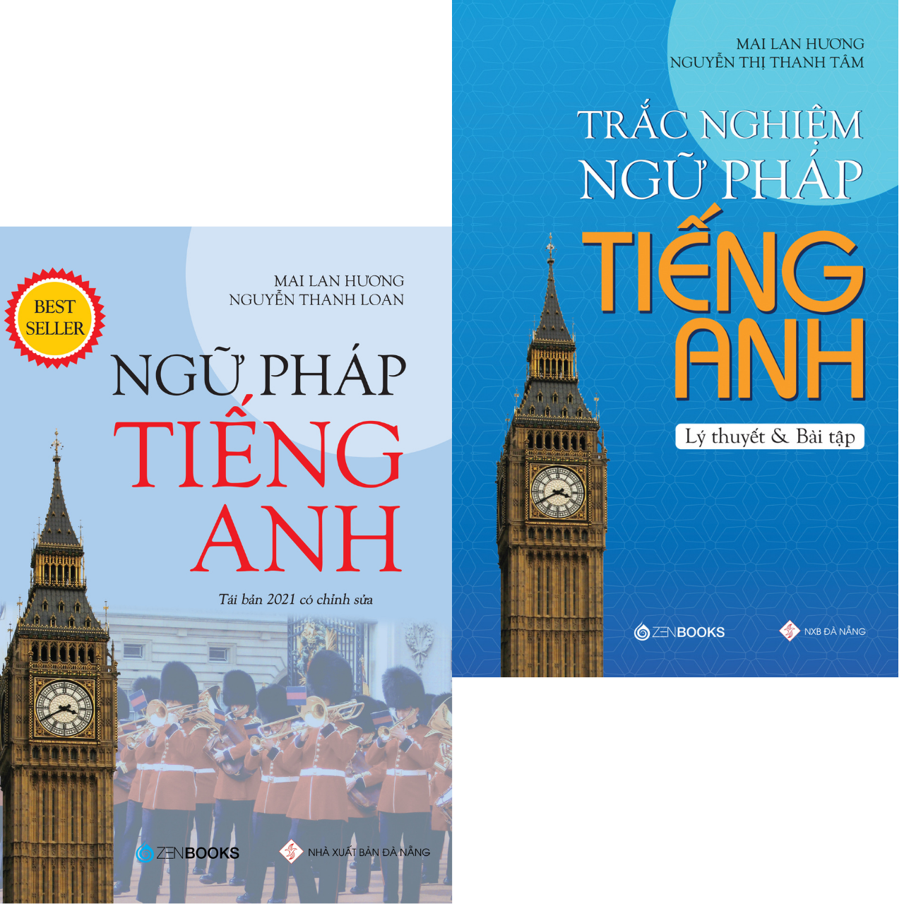 Combo 2 Cuốn Ngữ Pháp Và Trắc Nghiệm Ngữ Pháp Tiếng Anh - Mai Lan Hương