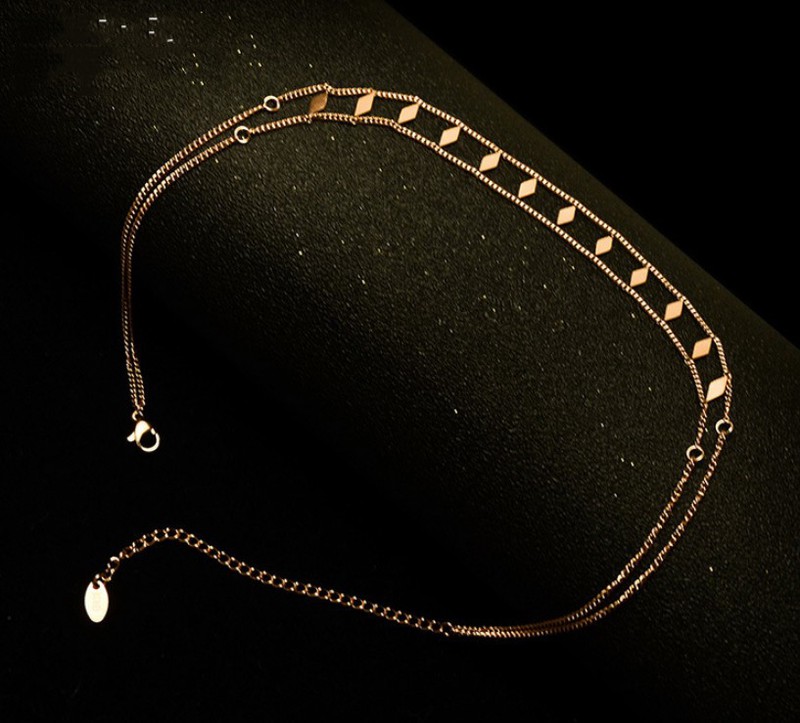 Dây Chuyền Choker Titan Ko Đen TT 3059
