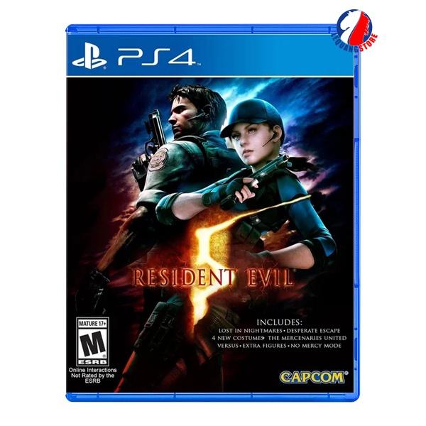 Resident Evil 5 - Đĩa Game PS4 - US - Hàng Chính Hãng