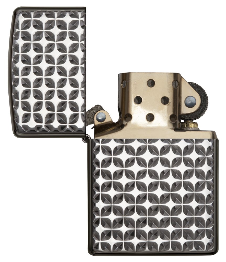 Bật Lửa Zippo Diamond Cut Armor Ebony 28186