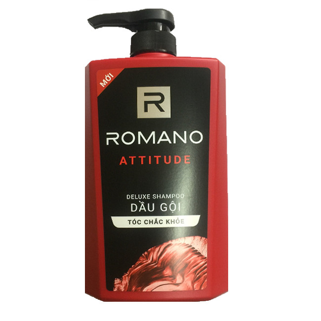 Bộ 2 Chai Dầu gội Romano Attitude (650ml*2)+ Tặng 5 gói dầu gội Romano