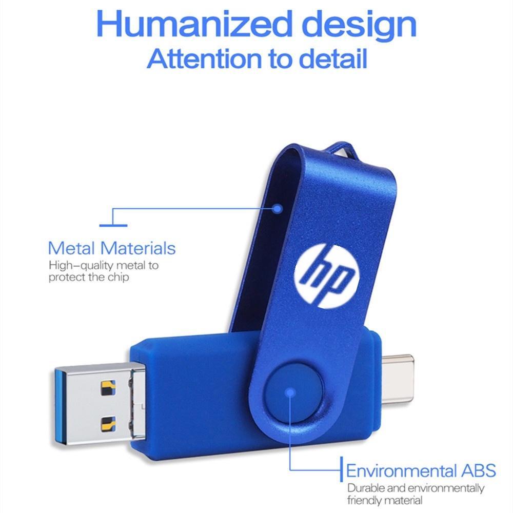 Usb 3.0 Type C & Micro USB 128GB 3 Trong 1 HP