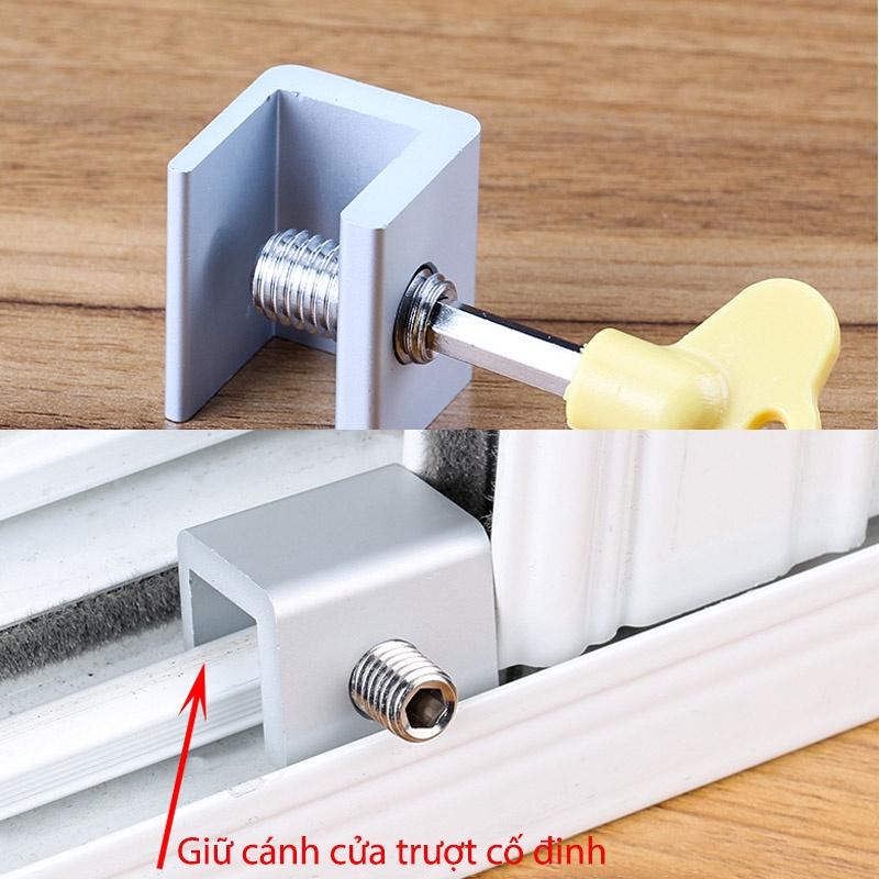 Chốt chặn cửa trượt, bảo vệ an toàn cho trẻ, chống trộm