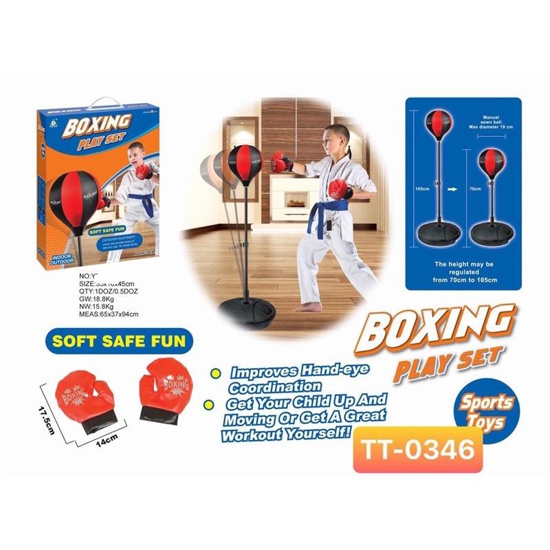 Bộ đồ chơi thể thao Boxing đấm bốc rèn luyện sức khỏe cho bé yêu