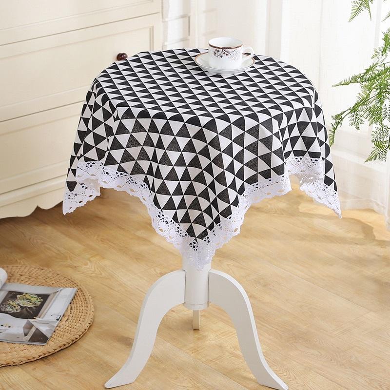 Tổng Hợp Khăn Bàn Viền Ren Phong Cách Hiện Đại Sang Trọng Vừa Vintage Nhiều Hoạ Tiết