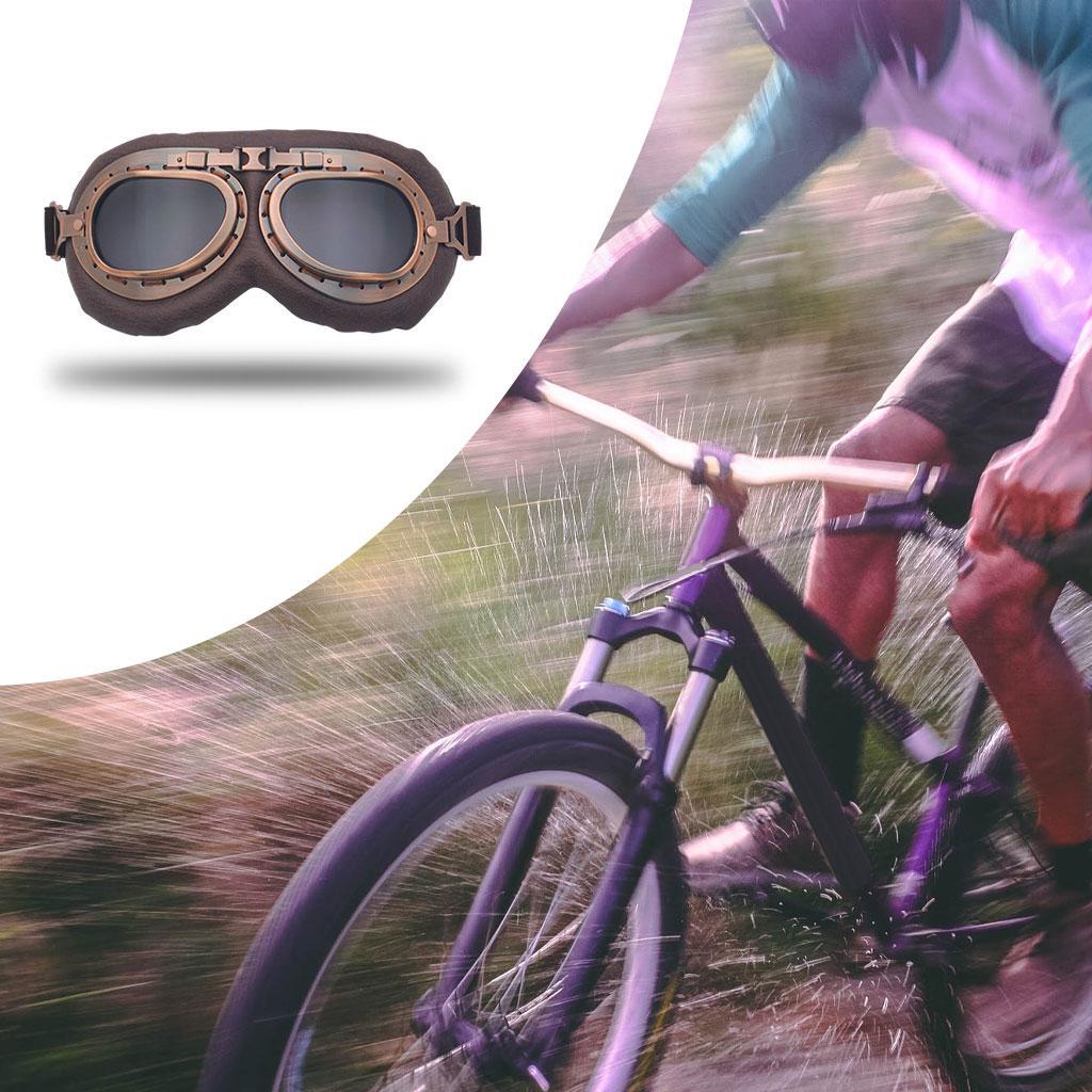 Punk Glasses Motorcycle Goggles Flying Eyewear for Motocross Cruiser Snow Sports