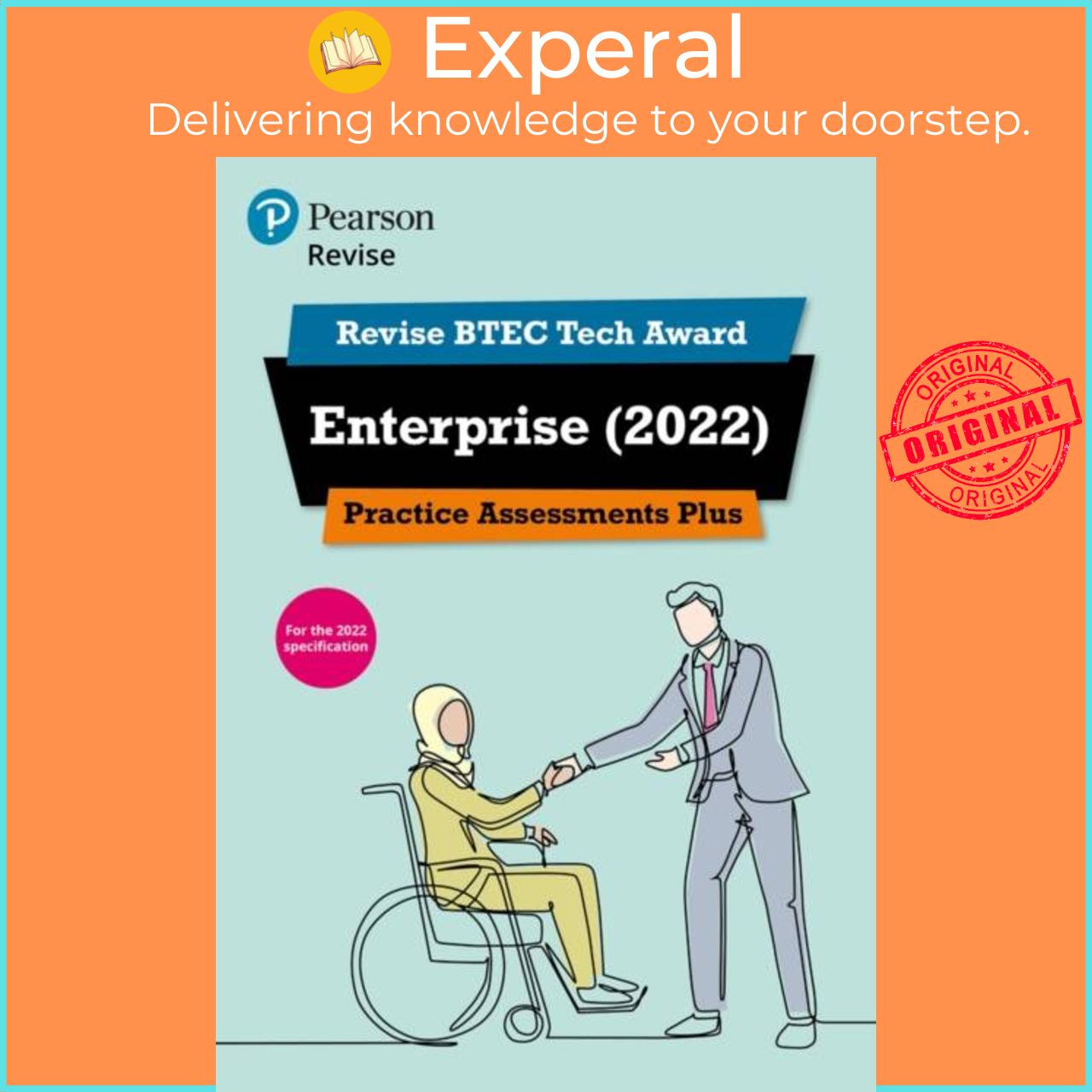 Sách - Pearson REVISE BTEC Tech Award Enterprise 2022 Practice Assessments Plus - 2023 and 2 by  (UK edition, paperback)