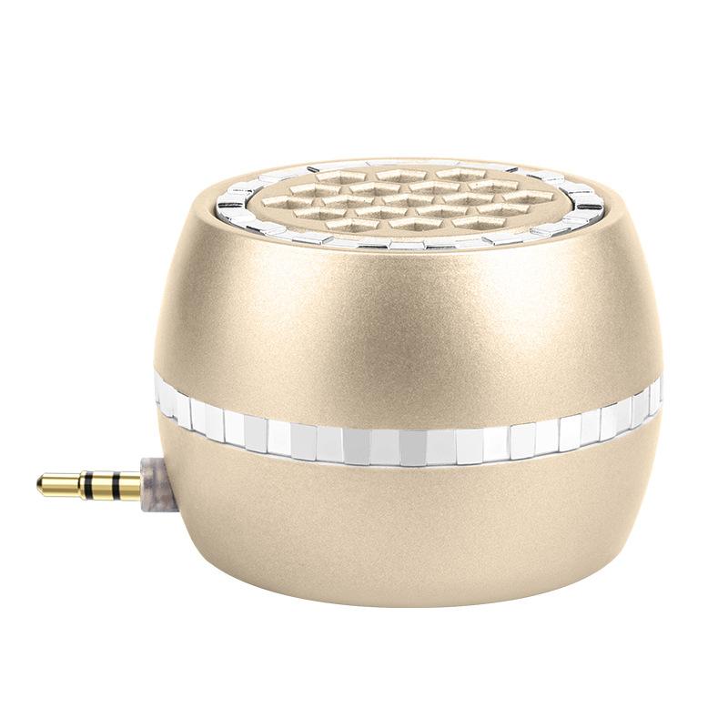 Loa Di Động Không Dây Điện Thoại Loa Ngoài Jack 3.5mm Hộp Âm Thanh Mini Đa Năng Cho Smartphone Máy Tính Bảng Laptop MP3 MP4 Màu sắc: Đen