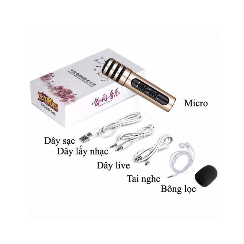 Mic C7 Hàng Loại 1 FREESHIP Chuyên Thu Âm , Livestream , Karaoke Gỉai Trí . Tặng Kèm Tai Nghe Theo Bộ