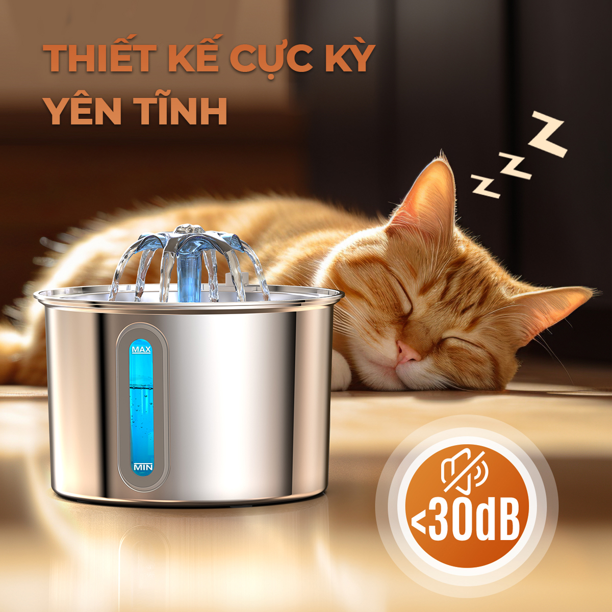 Máy lọc nước tự động Oneisall PWF 001 cho thú cưng uống nước, Phiên bản nâng cấp mới nhất - Hàng chính hãng