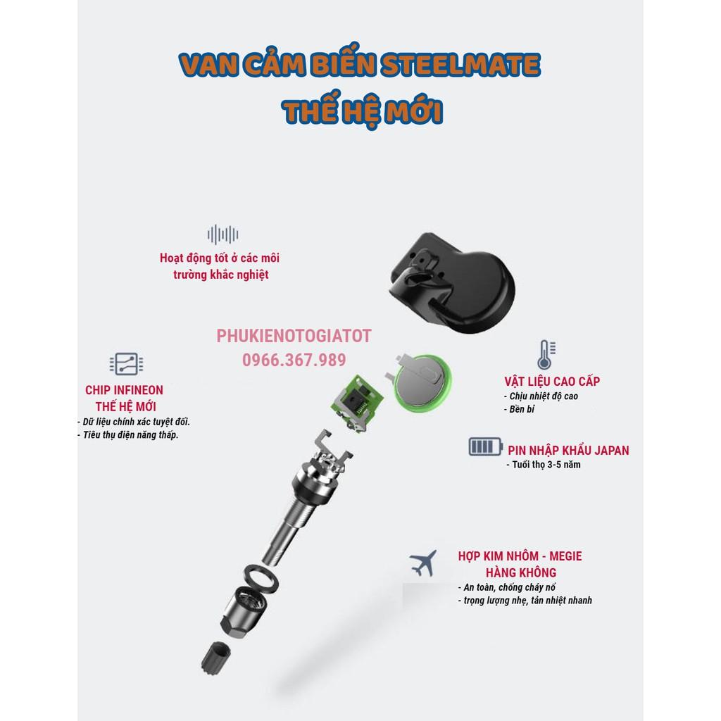 Cảm biến áp suất lốp ô tô STEELMATE X1