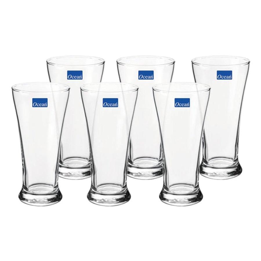 BỘ 6 CỐC THỦY TINH OCEAN PILSNER BEER B0910 - 300ML