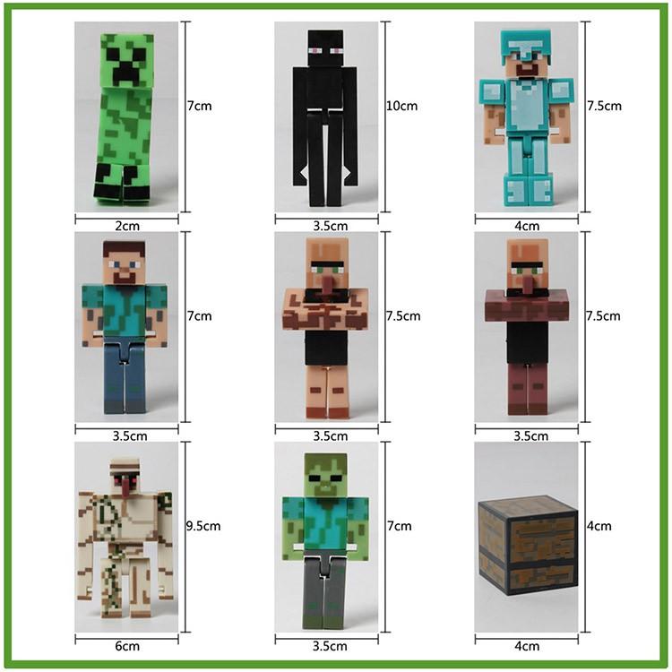 Đồ chơi mô hình nhân vật game Minecraft cực đẹp