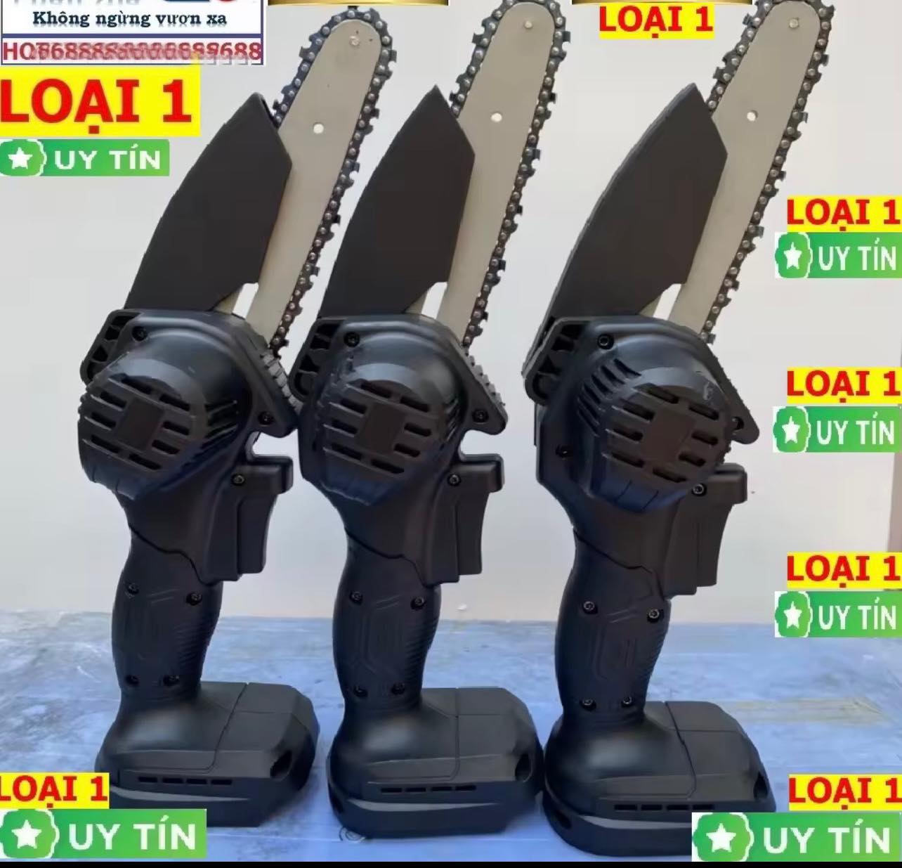 Thân Máy Cưa Xích MINI Dùng Chân Pin phổ thông- Cắt cây tỉa cành-Gọn nhẹ tiên lợi