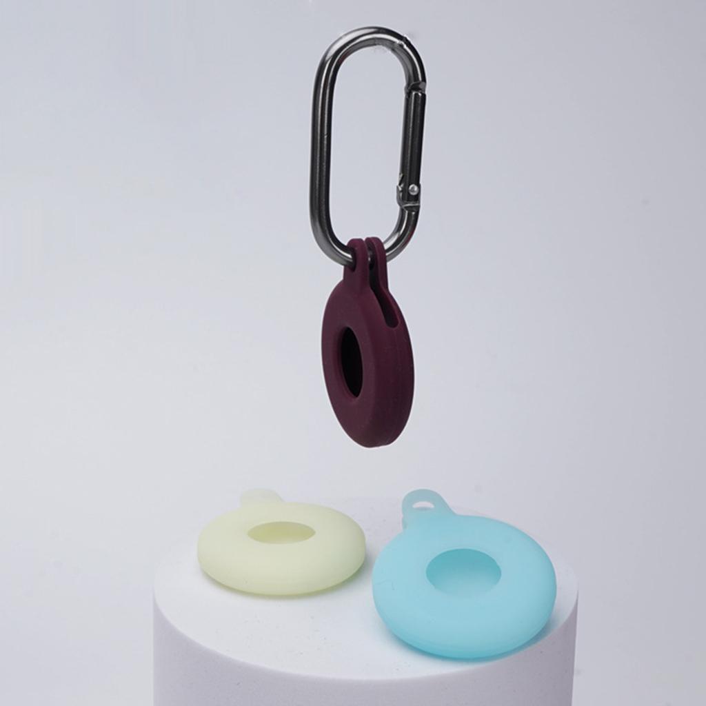 Silicone Case for AirTag Finder, Anti-Scratch Protective Skin Cover with Keychain Compatible with AirTags