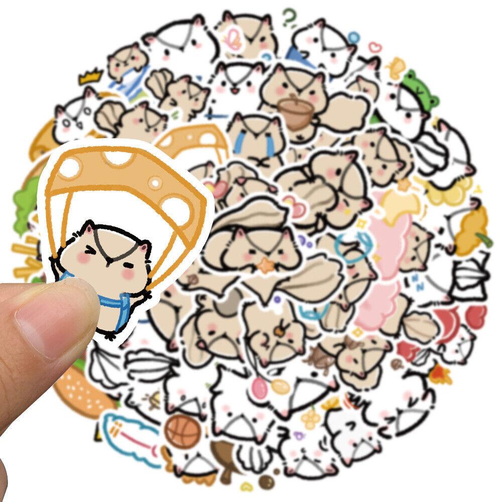 Sticker sóc cute trang trí mũ bảo hiểm, guitar, ukulele, điện thoại, sổ tay, laptop - mẫu S6