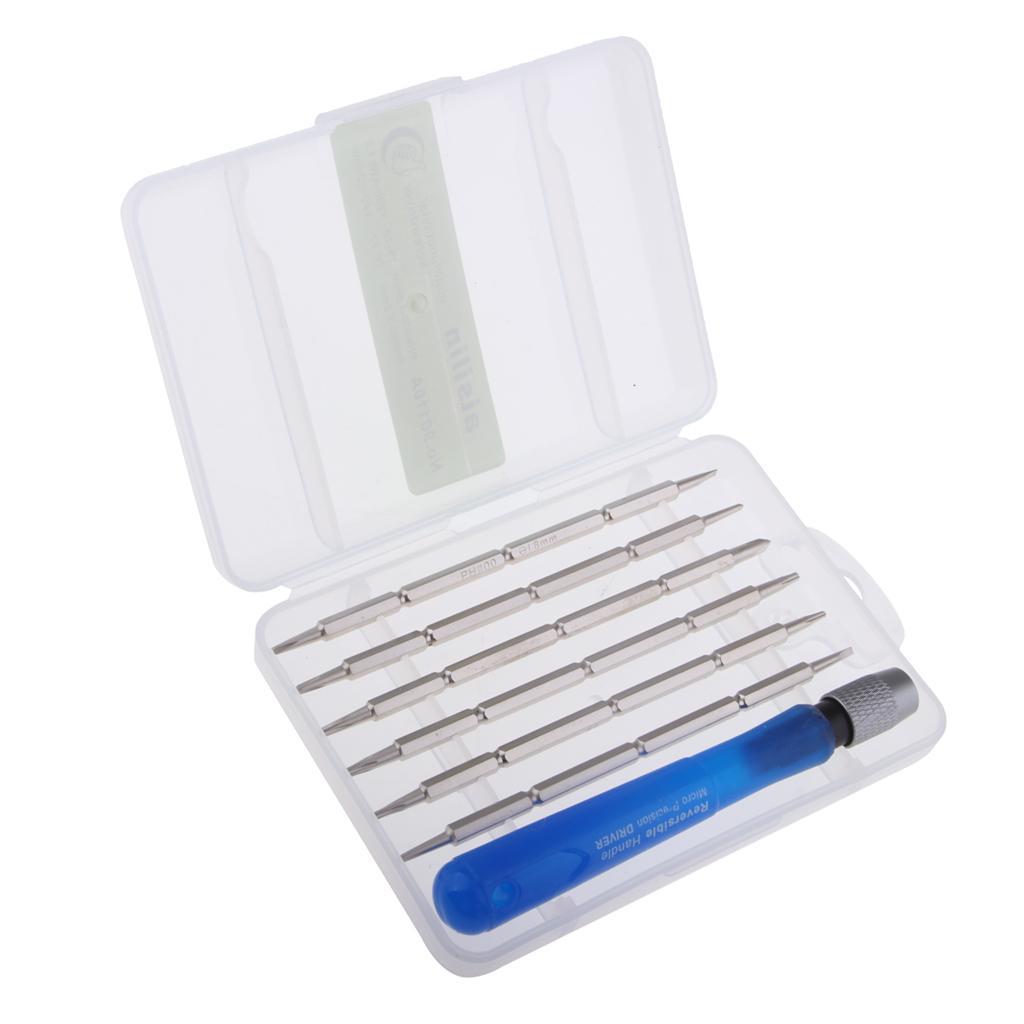 Standard Replaceable Star Phillips Slotted Screwdriver Set with Hand Shank , 7 Piece , JAPAN F/S