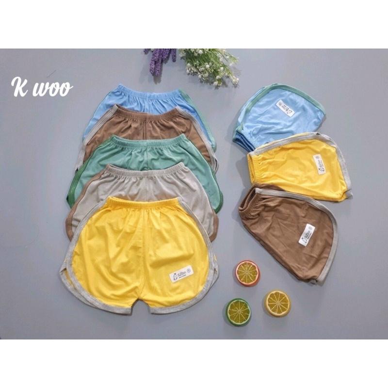 Quần cotton thun lạnh gấu lượn bé trai bé gái 1-5 tuổi