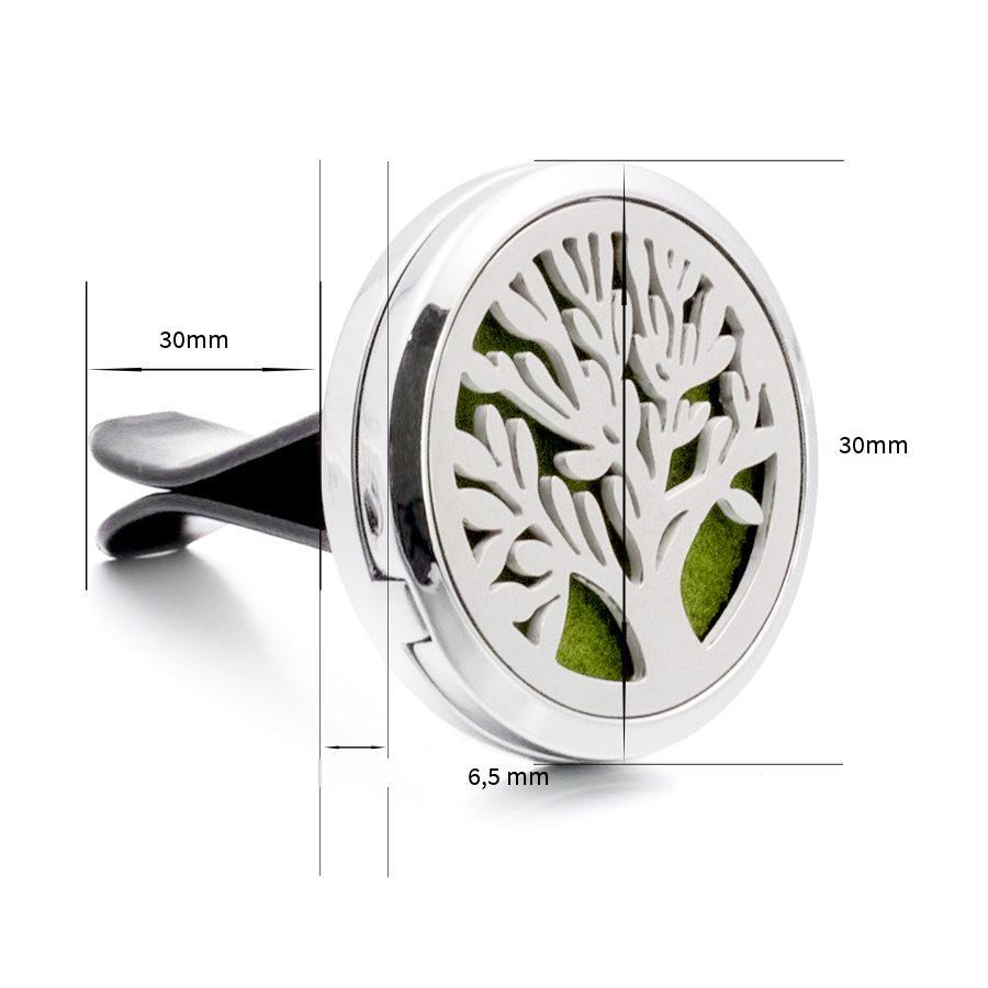 Phong cách mới nhất 30MM hợp kim nam châm nước hoa xe hơi mới hương liệu điều hòa xe hơi cửa thoát khí nước hoa kẹp phụ kiện ô tô trang trí