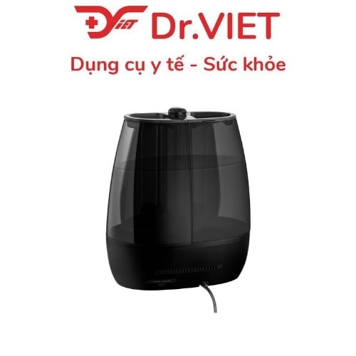 Máy tạo ẩm công nghệ siêu âm khử khuẩn nóng lạnh, cài đặt độ ẩm Hàng chính hãng Homedics 1449558