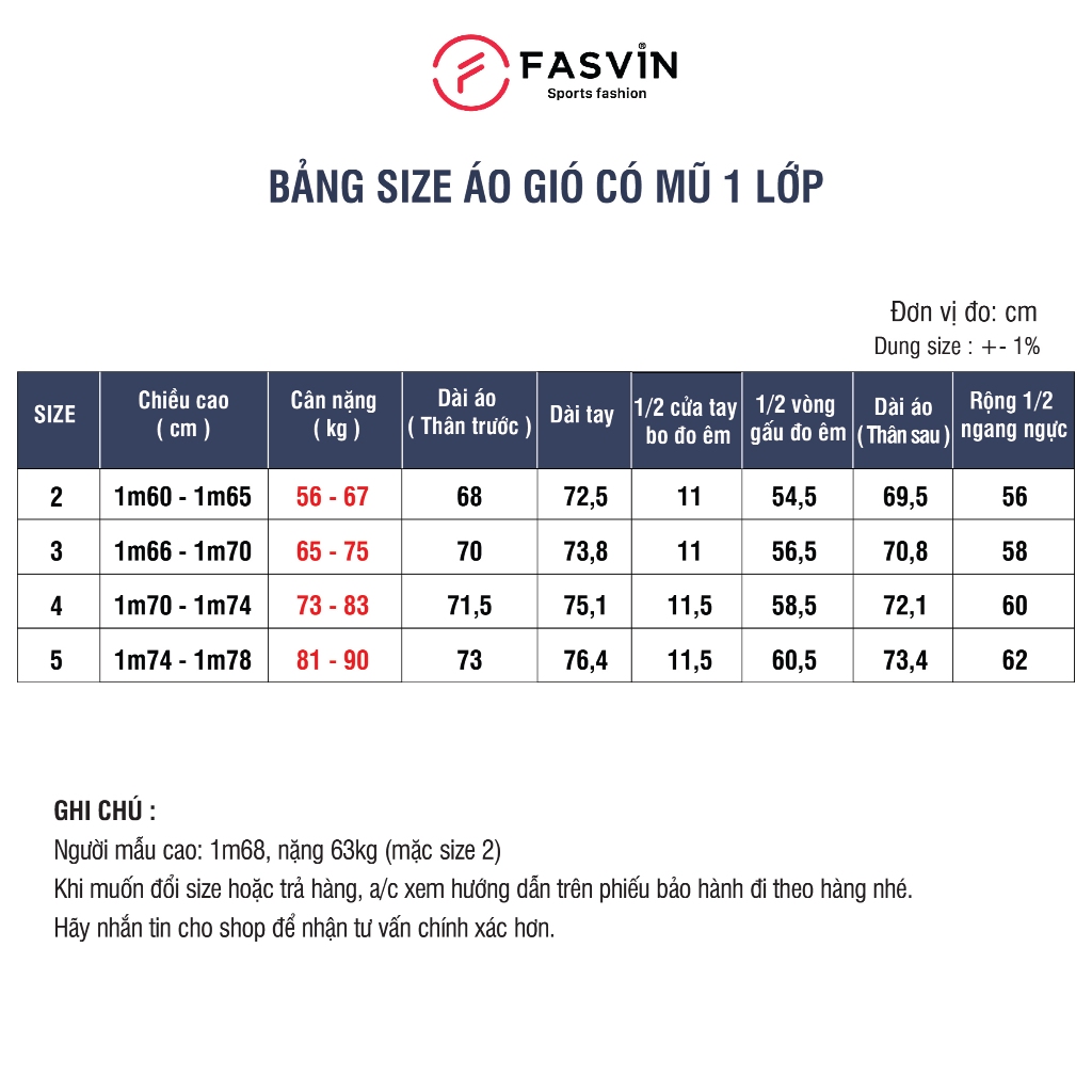 Áo Khoác Gió Nam Fasvin 01 Lớp Có Mũ Chất Liệu Cao Cấp, Cản Bụi, Cản Gió, Giữ ấm AG25683.HN