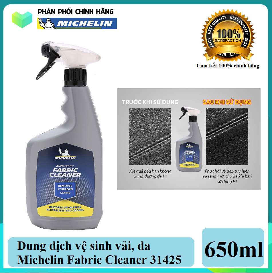 Dung dịch vệ sinh vải, da Michelin Fabric Cleaner 31425  Hàng chính hãng