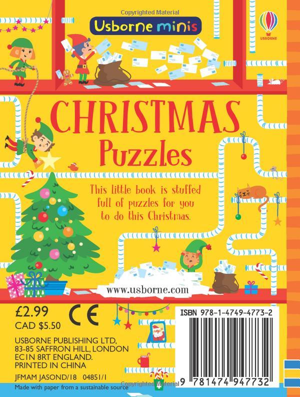 Usborne Minis: Christmas Puzzles