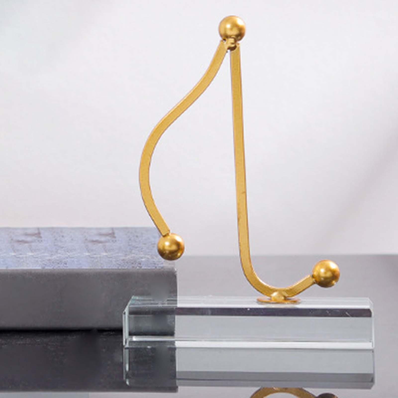 2 in Pack Music Note Figurines Statues Collectible for Cabinet Gifts Decor