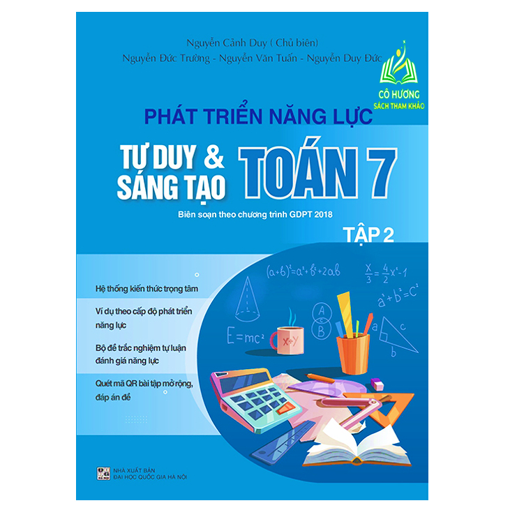 Sách - Phát triển năng lực tư duy và sáng tạo Toán 7 tập 2 (Biên soạn theo chương trình GDPT 2018)