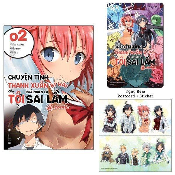 Chuyện Tình Thanh Xuân Bi Hài Của Tôi Quả Nhiên Là Sai Lầm Comic – Tập 2 – Bản Đặc Biệt – Tặng Kèm Postcard  Sticker