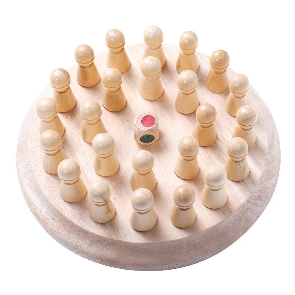Wooden Chess Children Puzzle Educational Toys 3D Puzzles Toys