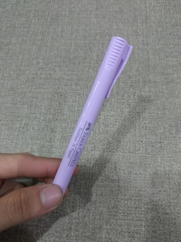 Bút Dạ Quang Textliner 38 - Faber-Castell Pastel Lavender (Tím Lavender)