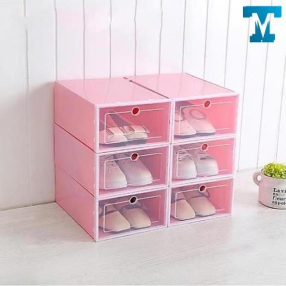 Hộp Đựng Giày Nắp Nhựa MIKA Đa Năng Tiện Dụng 33 x 23 x 13 cm