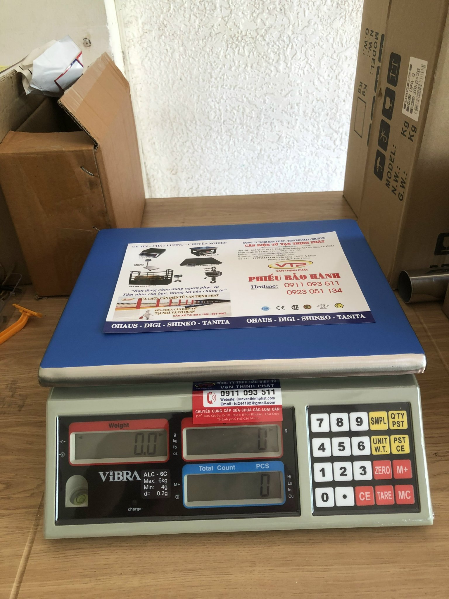 Cân Điện Tử VIBRA ALC 30 kg