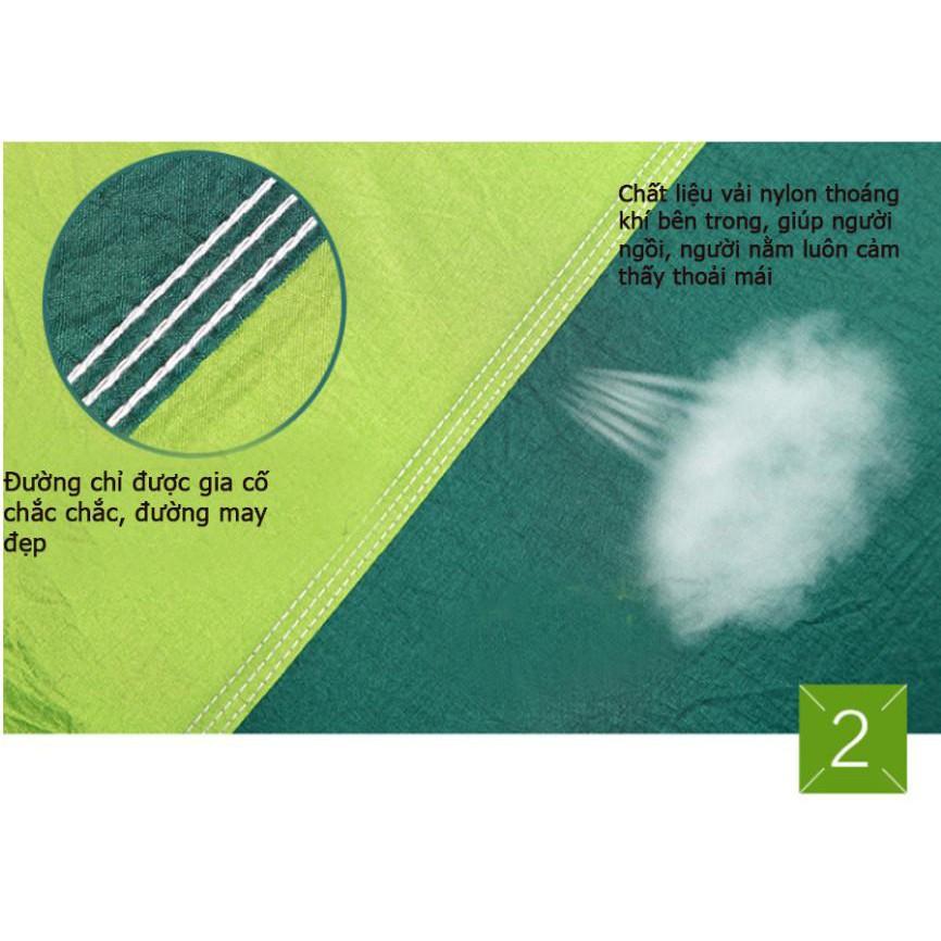 Võng du lịch có mùng HomeCarpet sợi Poyester cao cấp - Home and Garden