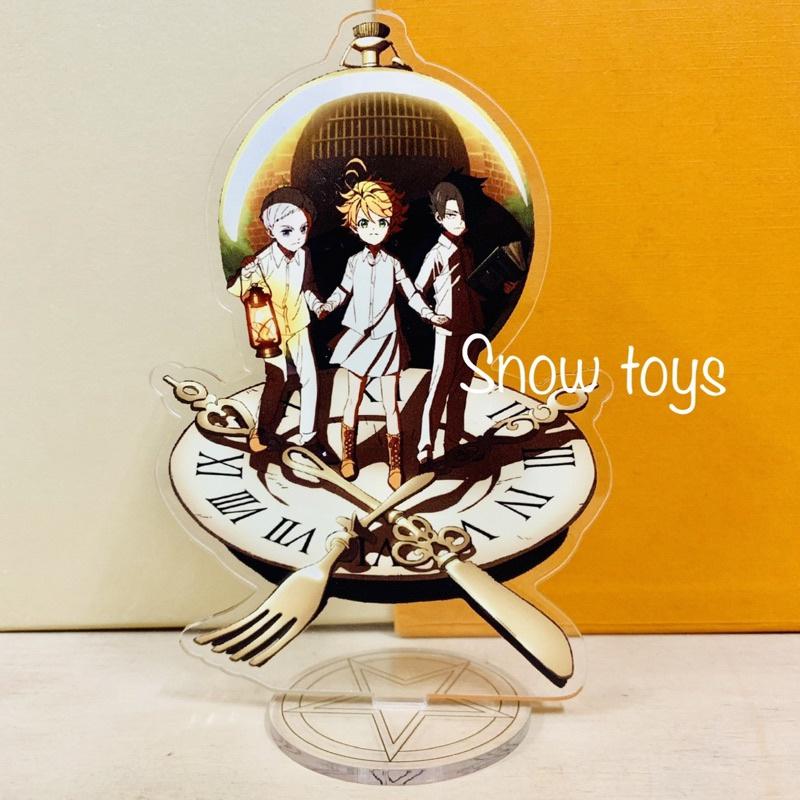 Mô Hình Tượng Standee Acrylic Mica - Miền đất hứa The Promised Neverland - Normal Emma Ray Isabella - 16cm