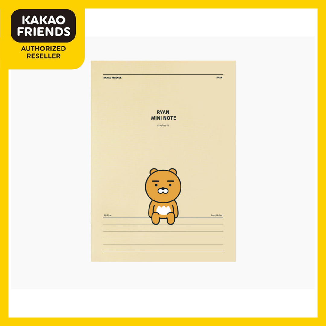 Vở Kẻ Ngang Ryan Kakao Friends Chính Hãng