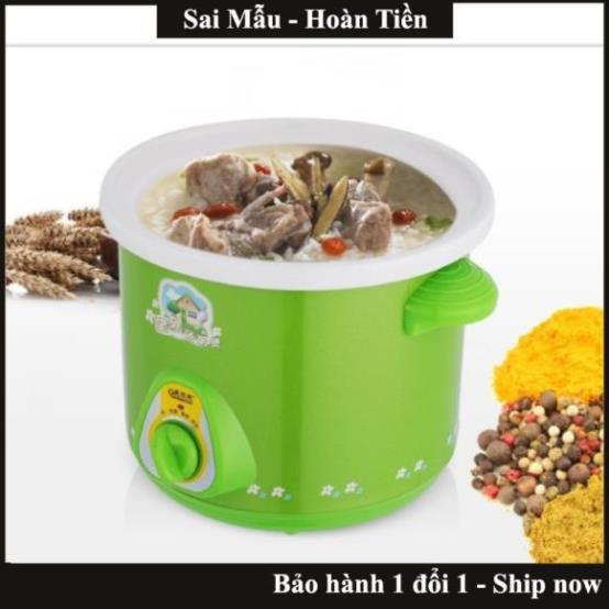 Nồi Nấu Cháo Chậm Cho Bé 1.5l Tiện Lợi Đa Năng Bảo Hành Uy Tín