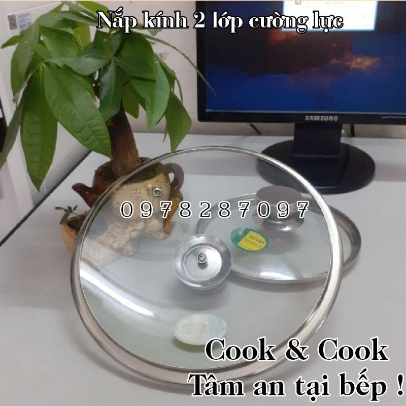 Nắp vung nồi kính cường lực dùng cho nồi- chảo- quánh đủ size 10, 12, 14, 16, 18, 20, 22, 24, 26, 28, 30, 32