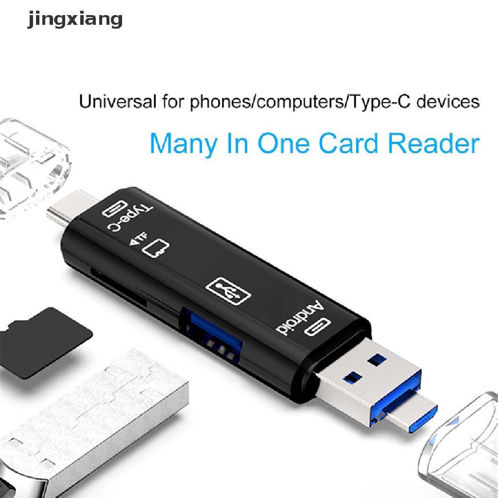 Đầu đọc thẻ nhớ 3.0 Type C Micro USB SD TF 5 trong 1 tiện dụng