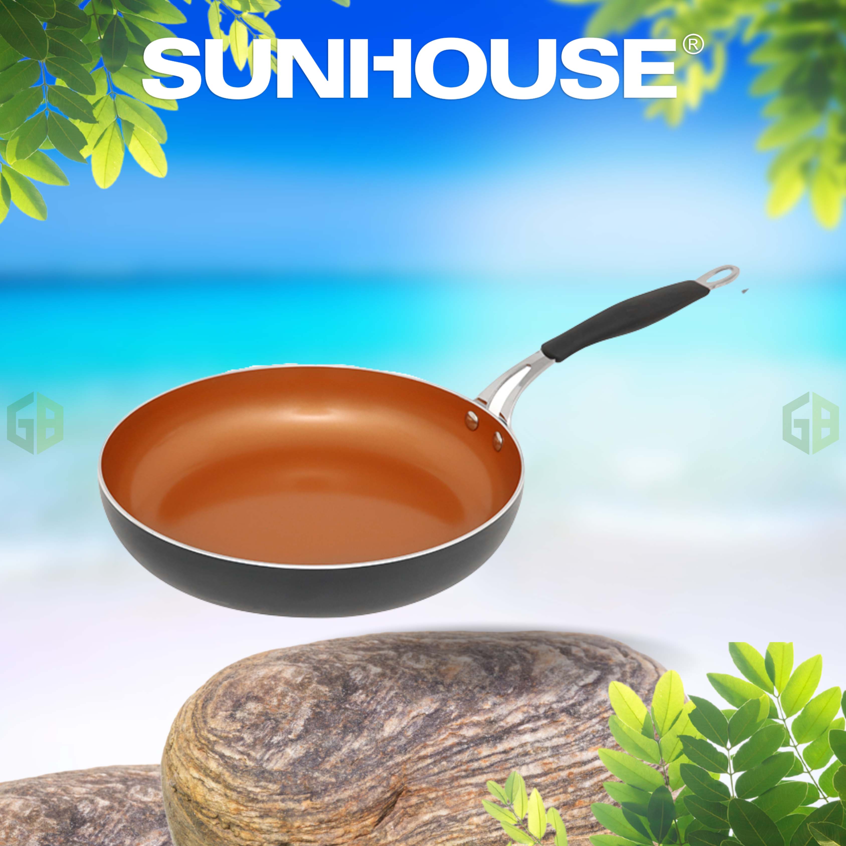 Chảo Chiên Ceramic Đáy Từ Sunhouse SHG1128MCA